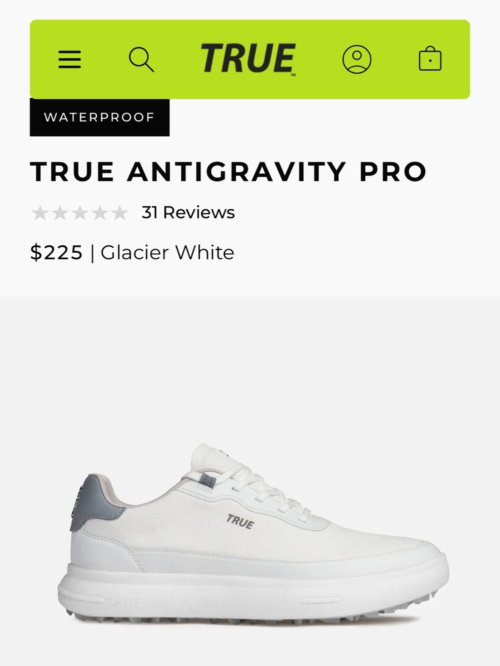True Linkswear Antigravity Pro, Size 9.5